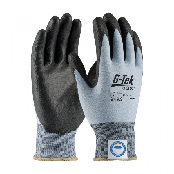 PIP® G-Tek® 3GX™ Dyneema® Diamond Polyurethane Coated Gloves #19-D318