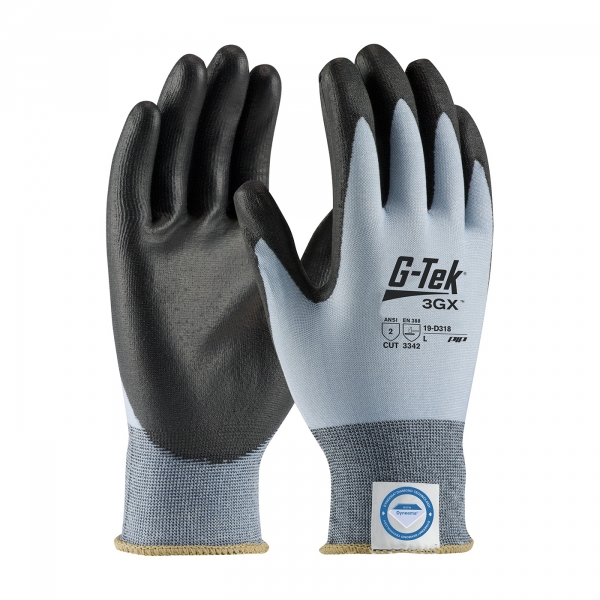 ESD Cut Resistant Gloves: Fingertip Coated, XS-2XL, TEC-GL2500T - Cleanroom  World