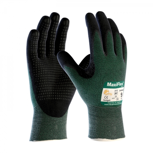 #34-8443 PIP® MaxiFlex® Cut™ Cut Resistant Glove w/ Premium Nitrile Coated Micro-Foam Micro Dot Grip