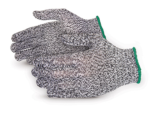 #S13DYGD Superior Glove® Superior Touch® 13-Gauge Grey Knit Cut Resistant Work  Gloves made with HPPE and PVC Dots