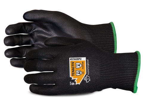 #STAGBPU - Superior Glove® TenActiv™ Cut Resistant Knit Glove w/ PU Palms