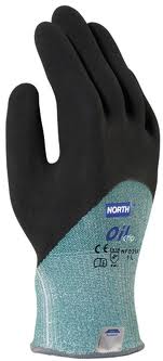 North® by Honeywell® NorthFlex® Oil Grip™ Cut Resistant Gloves, NFD35X NorthFlex-Oil Grip™ 3/4 Coated Cut-Resistant Work Gloves, cut level 4