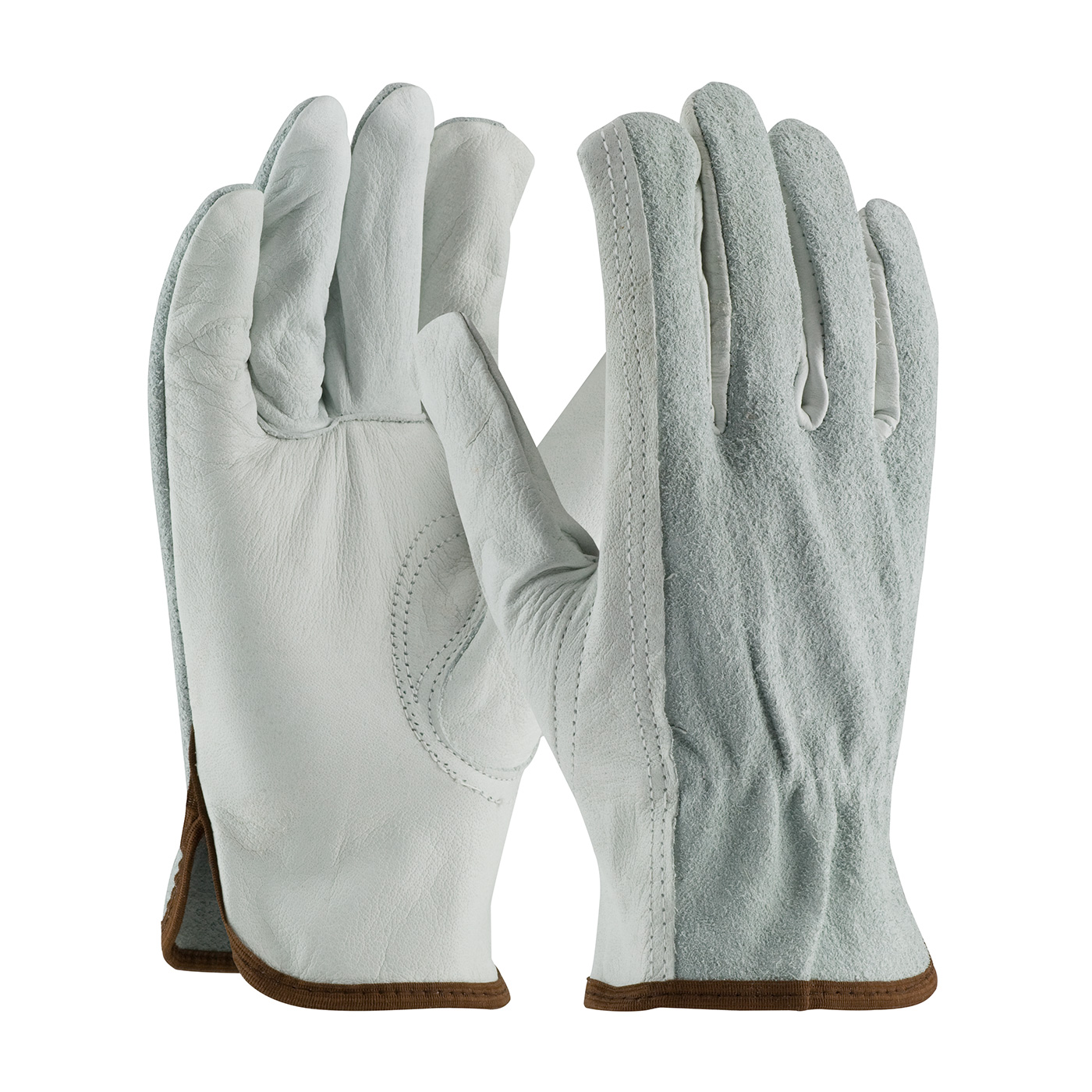 SplitBack Cowhide Leather Drivers Work Gloves Industrial Top Grain Cowhide Leather Drivers