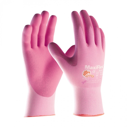 34-8264 PIP® MaxiFlex® Active Ultralight Foam Nitrile General Purpose Pink Work Gloves