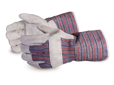 Superior Glove® Endura® Split-Leather Fitter Gloves w/ Gauntlet Cuff #66G