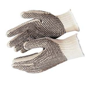 Economy PVC Double Dot String Knit Work Gloves