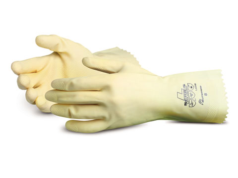#L3018 Superior Glove® Chemstop™ Latex 12` Unsupported Canning Gloves