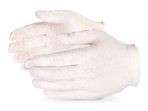 #ML80 Superior Glove® Heavyweight Cotton/Poly Slip-on Inspector Gloves
