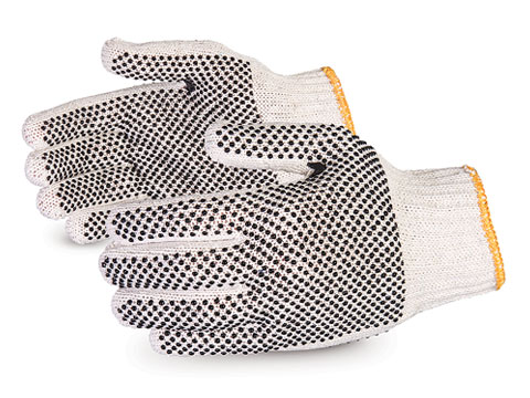 #SCP2D Superior Glove® Sure Grip 7-Gauge Dual Sided PVC-Dotted Cotton/Poly Knit