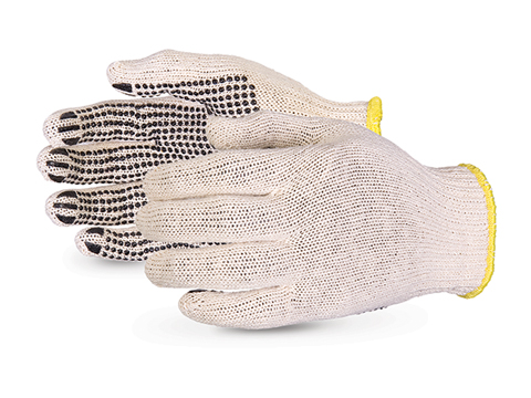 #SQD - Superior Glove® Sure Grip® 7-Gauge PVC-Dotted Economy Knit Gloves