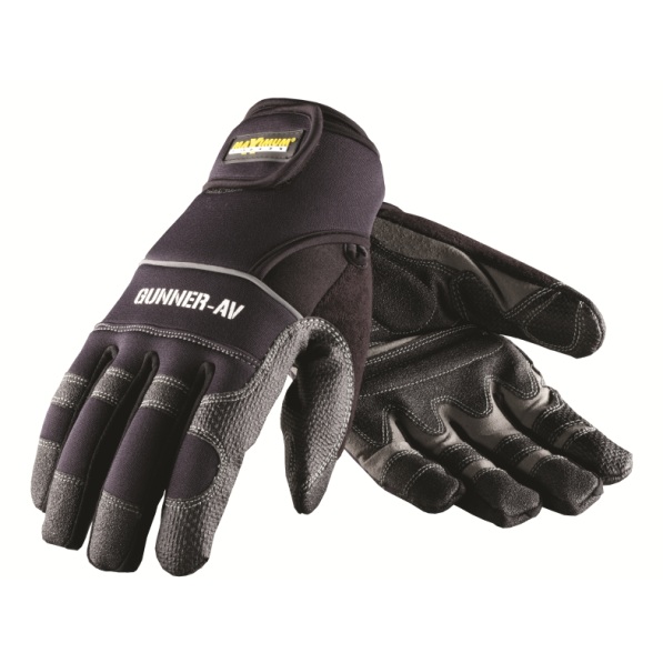 Majestic Glove 2120/12 Night Hawk Mechanics Gloves with Cowhide Palm