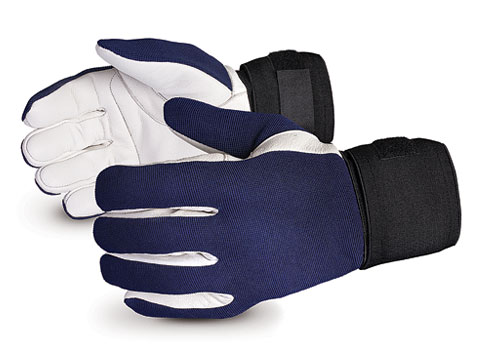 #VIBGV - Superior Glove® Goatskin Leather Palm Vibration-Dampening Work Gloves 