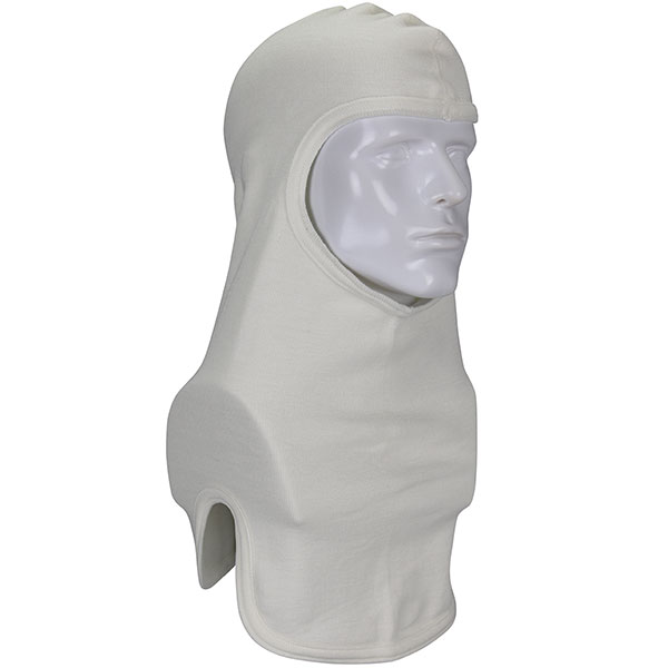 #906-100NOM7B PIP® Double-Layer Straight Cut White Nomex® Hood - Full Face 