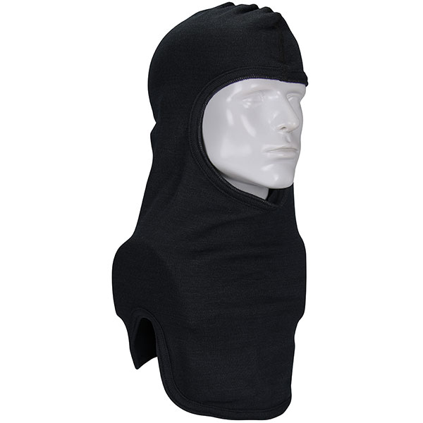 #906-100NOM7BLKB PIP® Double-Layer Straight Cut Black Nomex® Hood - Full Face 