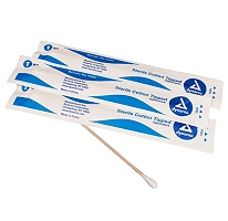 Dynarex #4303 Sterile 3` Cotton Tipped Wooden Applicators