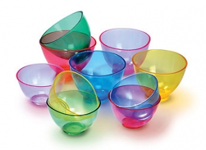 Plasdent Disposable Flowbowl Spectrum Mixing Bowls