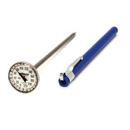 Rubbermaid® Commercial Pelouze® Industrial Grade Thermometer w/ 1` Dial & 5` Probe Pocket-pen-sized thermometer