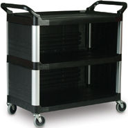 Rubbermaid® Enclosed Sides Utility Cart, 4093 Rubbermaid® Commercial Enclosed Utility Cart