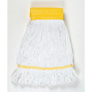 BWK501 Boardwalk Small Size Premium Four-Ply Super Loop Wet Mop Heads - white