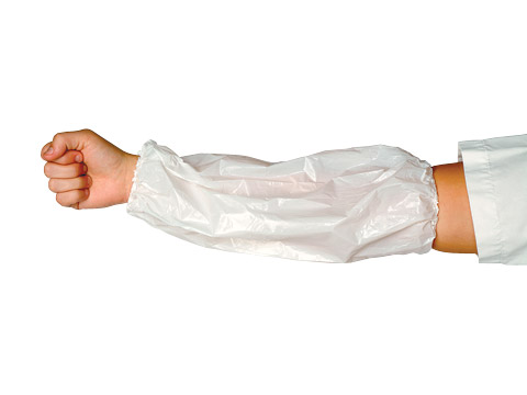 SLPD16E Superior® 16` White/Blue Polyethylene Protective Sleeves