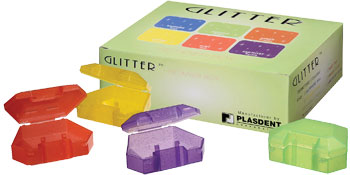 GT2002 Plasdent Glitter Premium Patient Retainer, Splint Night Guard Storage Boxes