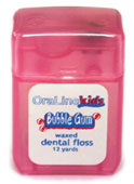 #33840 Oraline 12 Yard Bubblegum Flavored Dental Floss