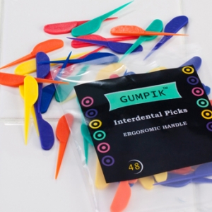 2400 Plasdent Disposable Gumpik™ Interdental Picks in Assorted Colors