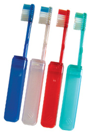 #10904B Oraline® Economy Adult Travel Toothbrushes