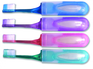 #44004B Oraline® Premium Travel Toothbrushes
