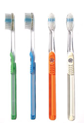 #10420B OraBrite® Clear Grip Compact Toothbrushes