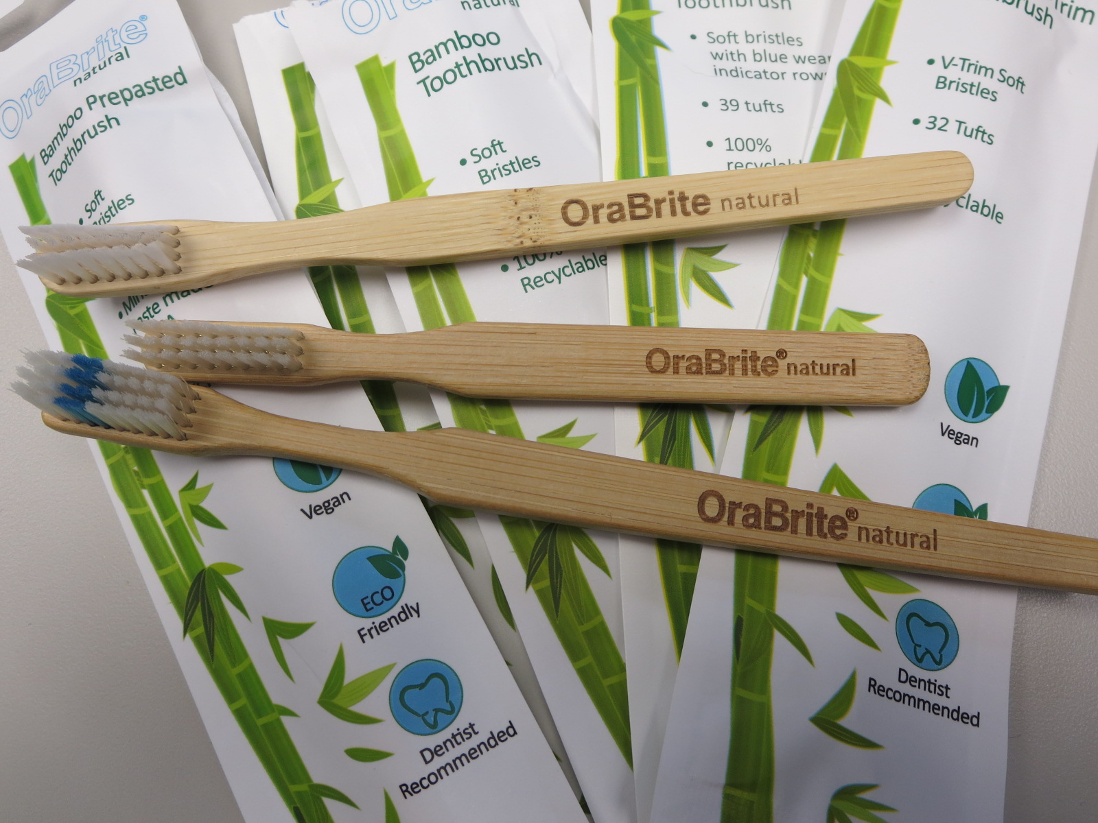 OraBrite Biodegradble Bamboo Toothbrushes