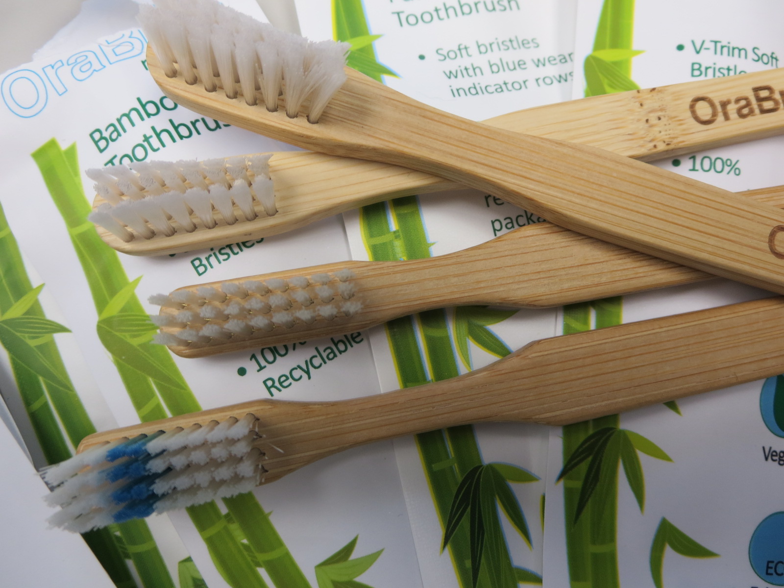 OraBrite Biodegradble Bamboo Toothbrushes