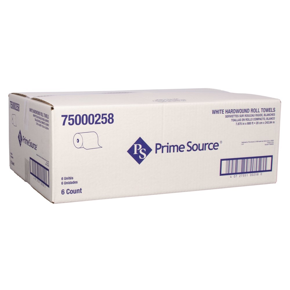 75000258 Prime Source® White Jumbo Rolled Paper Towels, 800' size roll