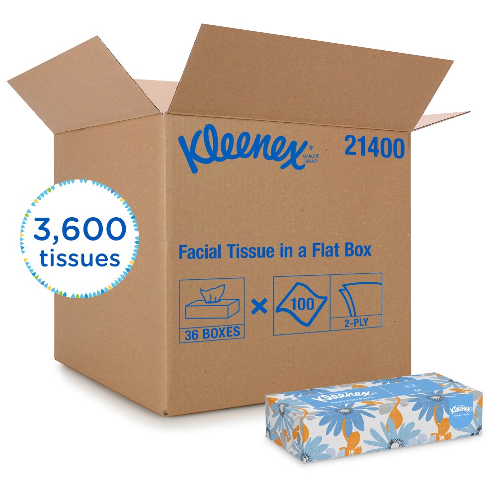 Kimberly Clark® Professional Kleenex® 21400 Jr 2-Ply Facial Tissue