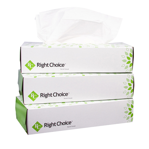 Right Choice™ 2Ply Facial Tissue Commercial Facial Tissue 2ply