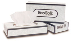 Wausau EcoSoft™ Green Seal™ 2-Ply Facial Tissue