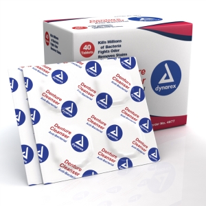4877 Dynarex® AntibacterialDenture Cleansing Tablets - 4 group