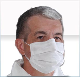Alpha ProTech® Critical Cover® CoolOne™ Level 1 Sensitive Skin Anti-Fog Masks w/ Magic Arch® (Loop)
