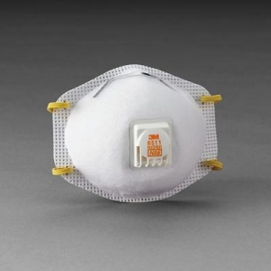 3M™ 8511 N95 Particulate Disposable Respirator With Cool Flow™ Exhalation Valve And M-Noseclip