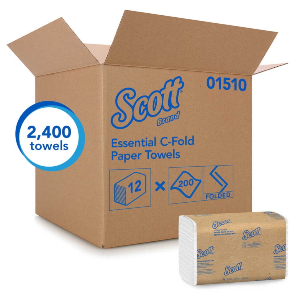 Kimberly Clark® Scott® Essential 01510 C-Fold Towels