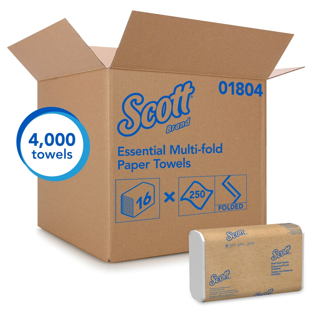 Kimberly Clark® Scott® Essential 01804 Multi-Fold Towels (4000ct)