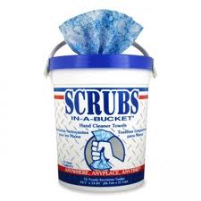 #42272 ITW Dymon® Scrubs® Hand Cleaner Towels, 72 count bucket