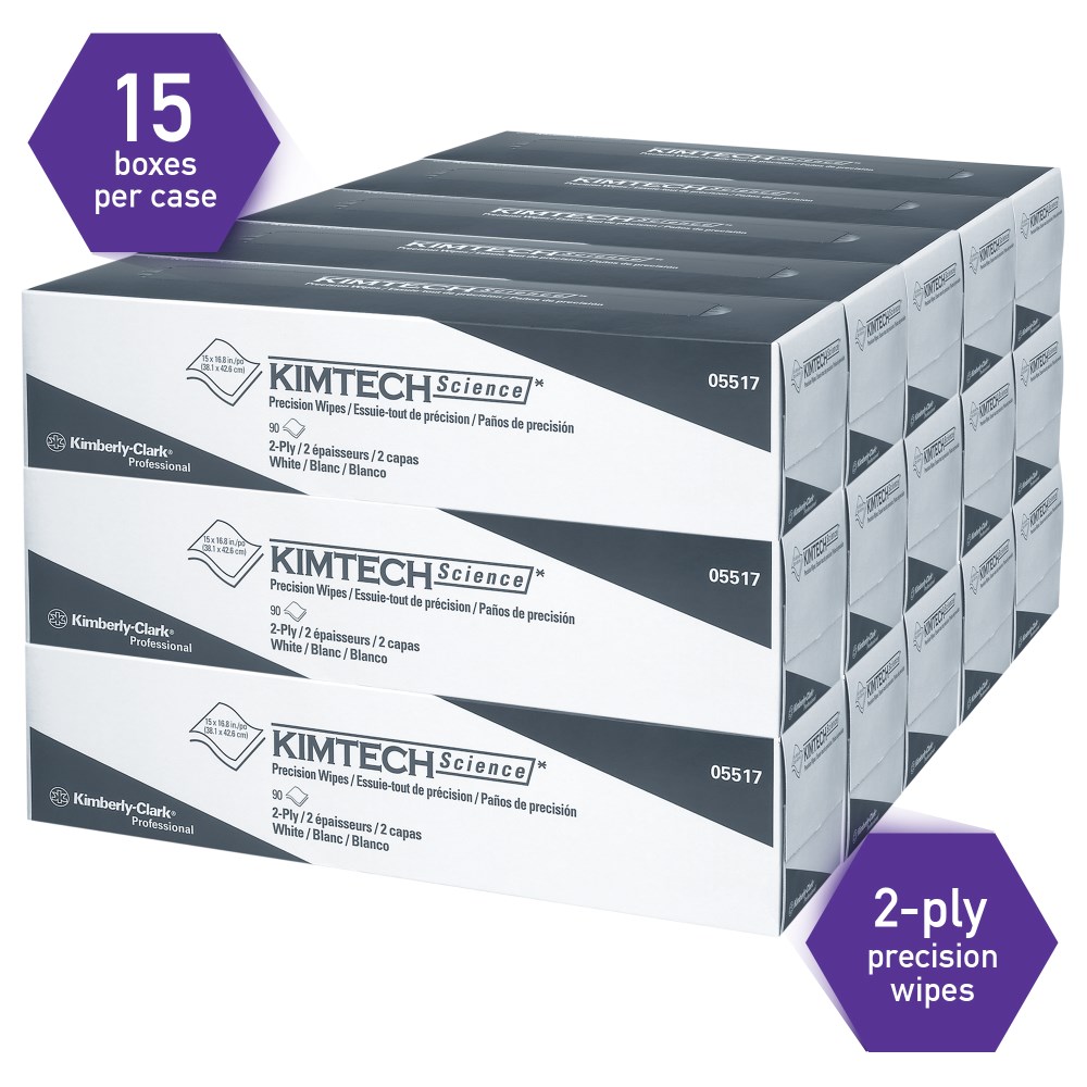 Kimtech® Science® 05517 Precision Wipes | Surface Parts and Lens ...