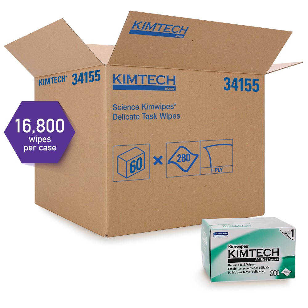 Kimberly Clark® Kimtech Science® KimWipes® 34155 Delicate Wipers 